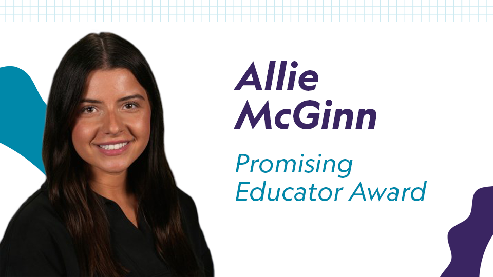 Girls IN STEM Academy’s Allie McGinn Wins Promising Educator Award